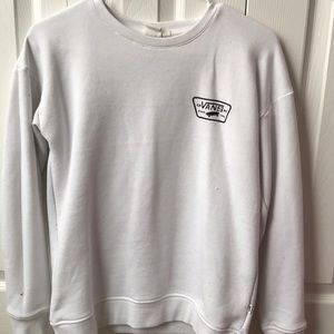 Vans White crew neck